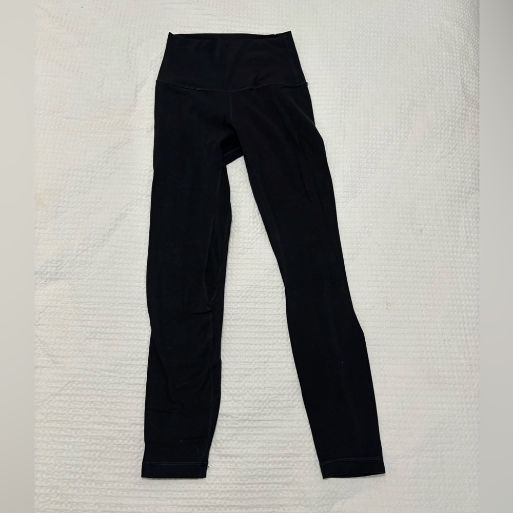 Black lulu align leggings 28”